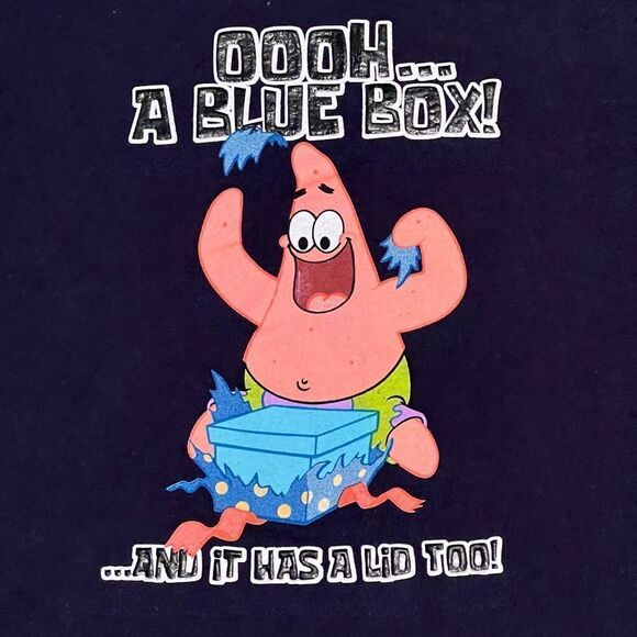 ‘02 VTG Spongebob Squarepants Funnt Patrick Graphic Tee Shirt / Size L - Picture 3 of 5